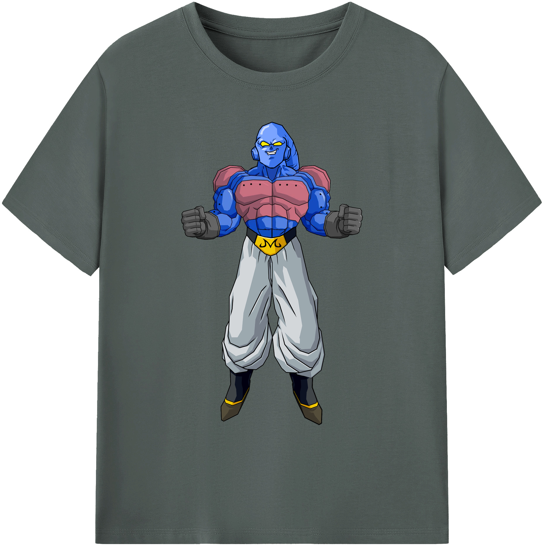 （画像用） ドラゴンボール 魔人ブウ DRAGON BALL Majin Buu 綿100％ メンズ半袖Tシャツ｜肌触りやわらか＆通気性